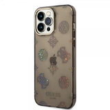 Guess iPhone 14 Pro Max Skal Peony Glitter Svart