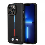 BMW iPhone 14 Pro Max Skal Quilted Svart