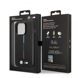 BMW iPhone 14 Pro Max Skal Quilted Svart