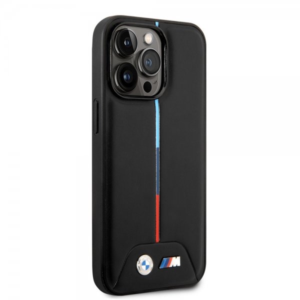 BMW iPhone 14 Pro Max Skal Quilted Svart