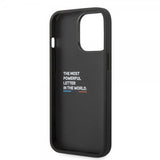 BMW iPhone 14 Pro Max Skal Quilted Svart