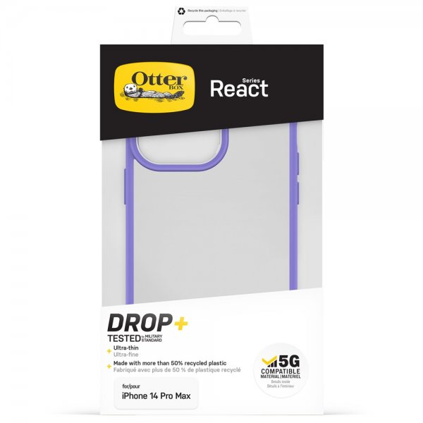 Otterbox iPhone 14 Pro Max Skal React Purplexing