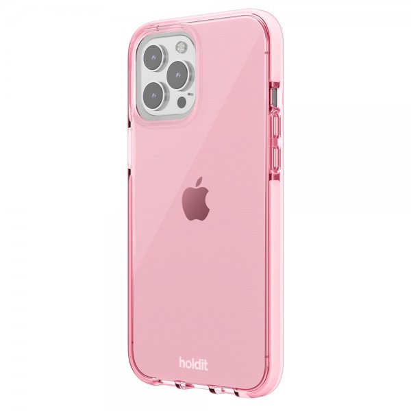 holdit iPhone 14 Pro Max Skal Seethru Bright Pink