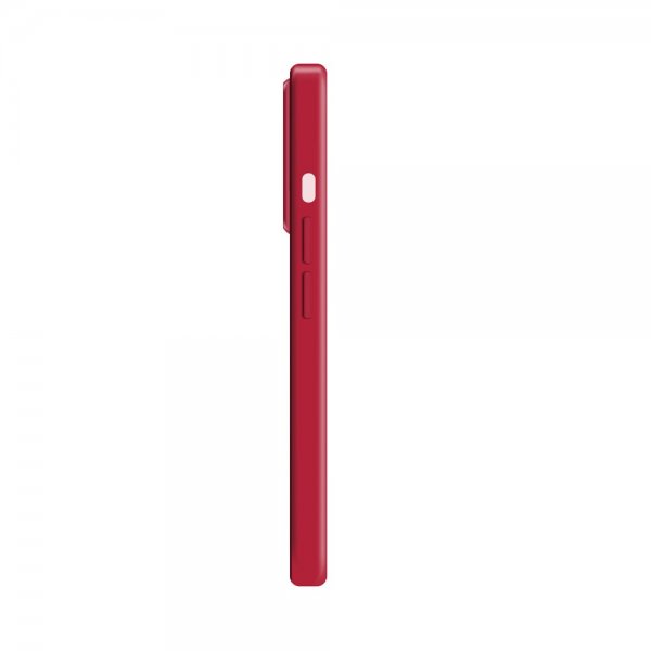 Xqisit iPhone 14 Pro Max Skal Silicone Case Röd
