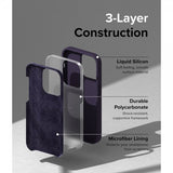 Ringke iPhone 14 Pro Max Skal Silicone Deep Purple