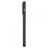 Spigen iPhone 14 Pro Max Skal Silicone Fit MagFit Svart