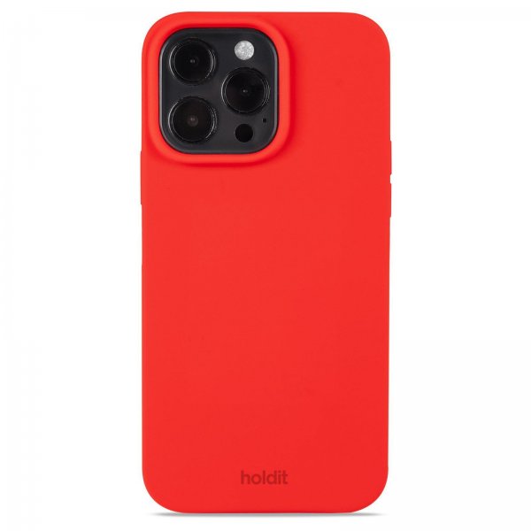 holdit iPhone 14 Pro Max Skal Silikon Chili Red