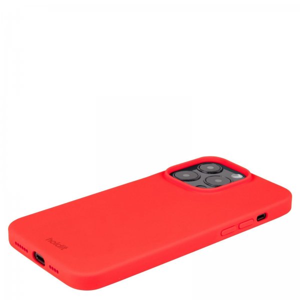 holdit iPhone 14 Pro Max Skal Silikon Chili Red