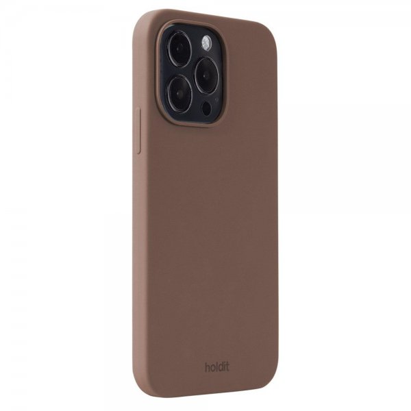 holdit iPhone 14 Pro Max Skal Silikon Dark Brown