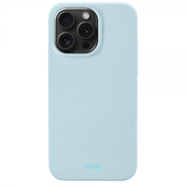 Holdit iPhone 14 Pro Max Skal Silikon Mineral Blue