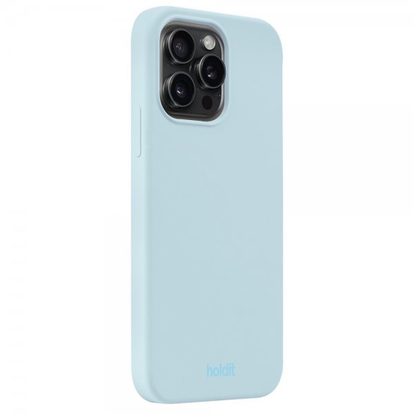Holdit iPhone 14 Pro Max Skal Silikon Mineral Blue