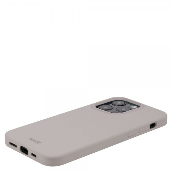 Holdit iPhone 14 Pro Max Skal Silikon Taupe