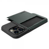 Spigen iPhone 14 Pro Max Skal Slim Armor CS Abyss Green