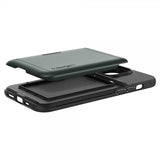 Spigen iPhone 14 Pro Max Skal Slim Armor CS Abyss Green