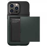 Spigen iPhone 14 Pro Max Skal Slim Armor CS Abyss Green
