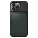 Spigen iPhone 14 Pro Max Skal Slim Armor CS Abyss Green