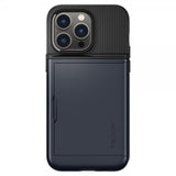 Spigen iPhone 14 Pro Max Skal Slim Armor CS Metal Slate
