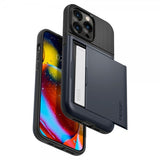 Spigen iPhone 14 Pro Max Skal Slim Armor CS Metal Slate