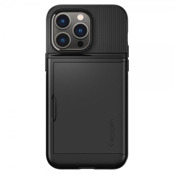 Spigen iPhone 14 Pro Max Skal Slim Armor CS Svart