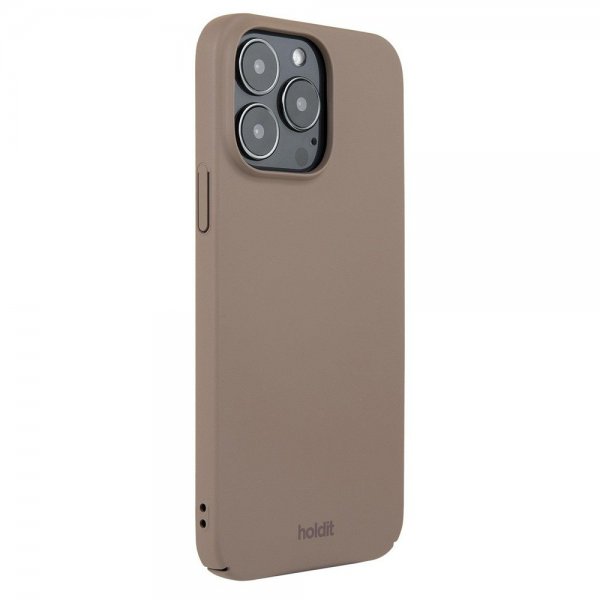 holdit iPhone 14 Pro Max Skal Slim Case Mocha Brown