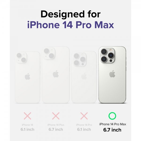 Ringke iPhone 14 Pro Max Skal Slim Matte Clear