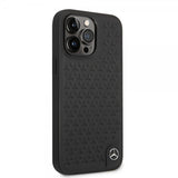 Mercedes Benz iPhone 14 Pro Max Skal Star Pattern Svart