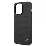 Mercedes Benz iPhone 14 Pro Max Skal Star Pattern Svart