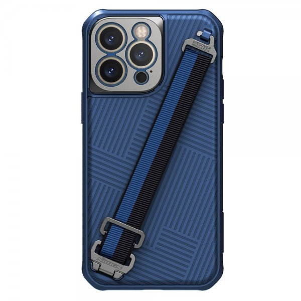 Nillkin iPhone 14 Pro Max Skal Strap Case Blå