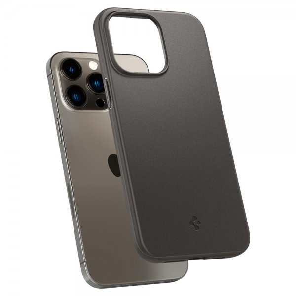 Spigen iPhone 14 Pro Max Skal Thin Fit Gunmetal