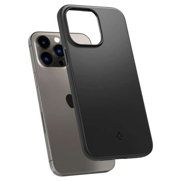 Spigen iPhone 14 Pro Max Skal Thin Fit Svart