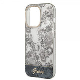 Guess iPhone 14 Pro Max Skal Toile de Jouy Grå