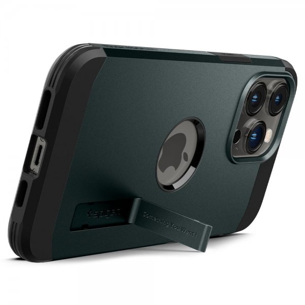 Spigen iPhone 14 Pro Max Skal Tough Armor MagFit Abyss Green