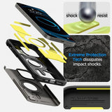 Spigen iPhone 14 Pro Max Skal Tough Armor MagFit Gunmetal