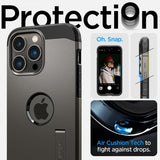 Spigen iPhone 14 Pro Max Skal Tough Armor MagFit Gunmetal