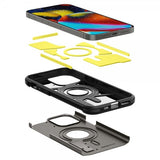 Spigen iPhone 14 Pro Max Skal Tough Armor MagFit Gunmetal