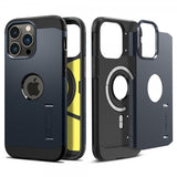 Spigen iPhone 14 Pro Max Skal Tough Armor MagFit Metal Slate