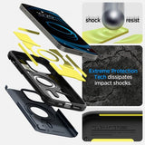 Spigen iPhone 14 Pro Max Skal Tough Armor MagFit Metal Slate