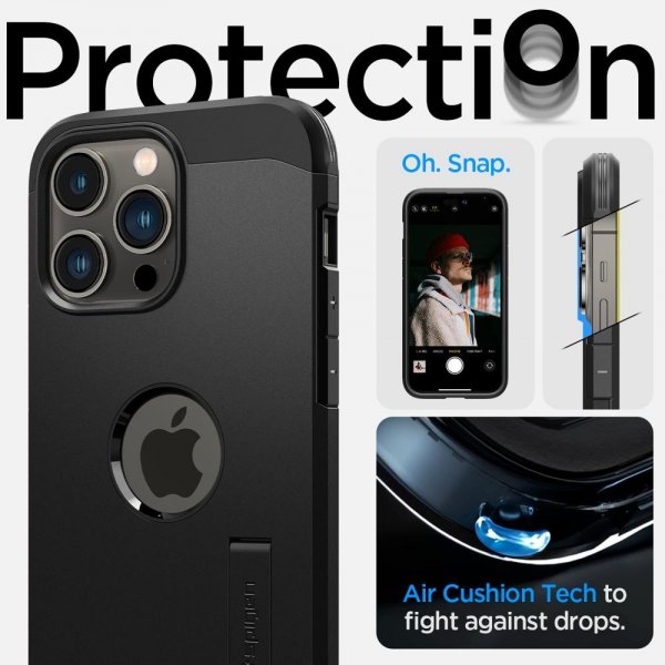 Spigen iPhone 14 Pro Max Skal Tough Armor MagFit Svart