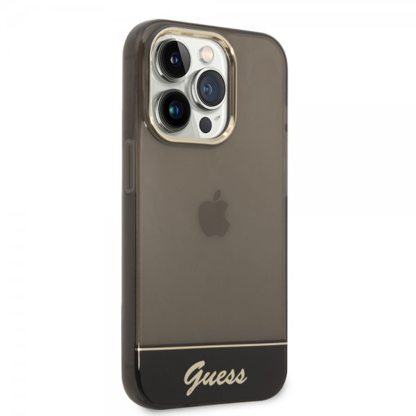 Guess iPhone 14 Pro Max Skal Translucent Svart