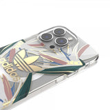 Adidas iPhone 14 Pro Max Skal Trefoil Clear Case MagSafe Gold