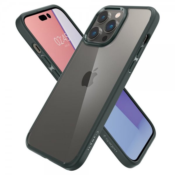 Spigen iPhone 14 Pro Max Skal Ultra Hybrid Abyss Green