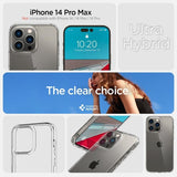Spigen iPhone 14 Pro Max Skal Ultra Hybrid Crystal Clear