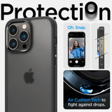 Spigen iPhone 14 Pro Max Skal Ultra Hybrid Frost Black
