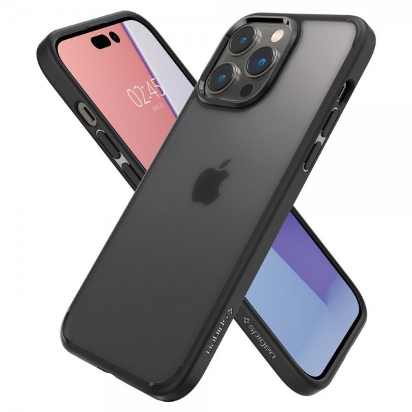 Spigen iPhone 14 Pro Max Skal Ultra Hybrid Frost Black