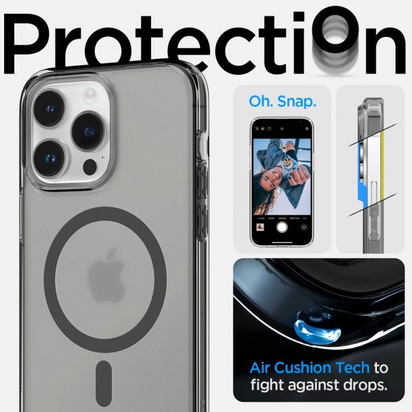 Spigen iPhone 14 Pro Max Skal Ultra Hybrid MagFit Frost Black