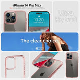 Spigen iPhone 14 Pro Max Skal Ultra Hybrid Rose Crystal