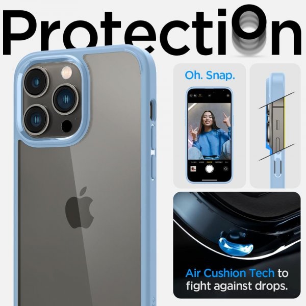 Spigen iPhone 14 Pro Max Skal Ultra Hybrid Sierra Blue