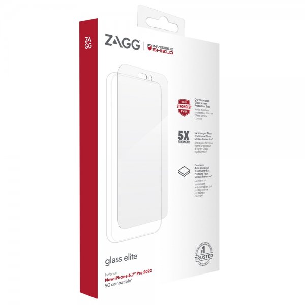 ZAGG InvisibleShield iPhone 14 Pro Max Skärmskydd Glass Elite