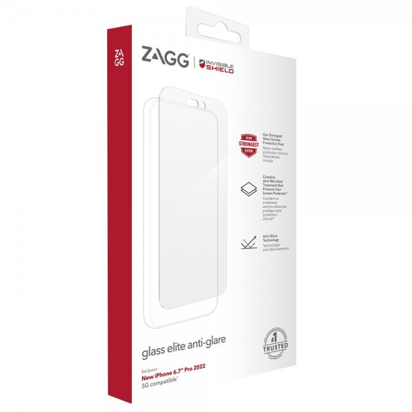 ZAGG InvisibleShield iPhone 14 Pro Max Skärmskydd Glass Elite Anti-Glare