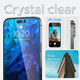 Spigen iPhone 14 Pro Max Skärmskydd GLAS.tR EZ Fit 2-pack